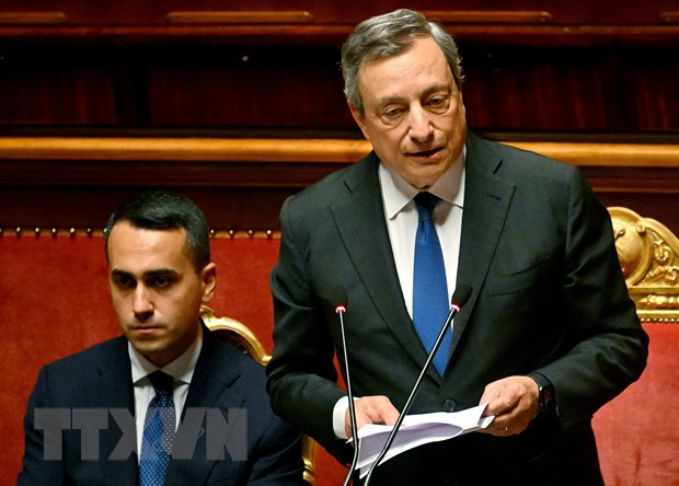 Thủ tướng Italy Mario Draghi. (Ảnh: AFP/TTXVN) Lý giải về tác động của cuộc khủng hoảng chính trị ở Italy ảnh 1