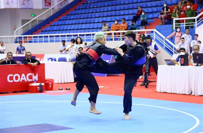 Pencak Silat Việt Nam ra quân thành công ở nội dung đối kháng ảnh 1