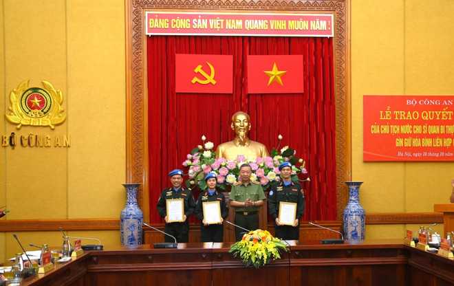 Ba sỹ quan Công an tham gia gìn giữ hòa bình LHQ tại Nam Sudan ảnh 1