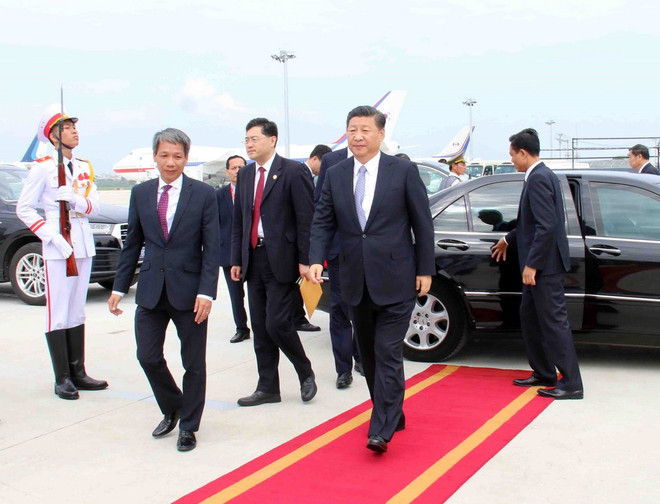 [Photo] Chủ tịch Trung Quốc Tập Cận Bình lên đường tới Hà Nội ảnh 1