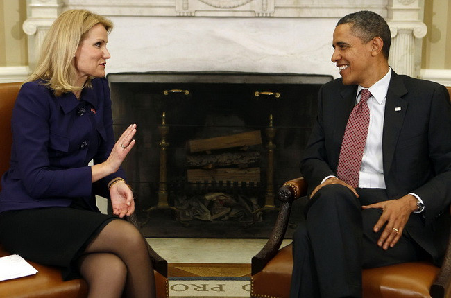 Tổng thống Mỹ Barack Obama và Thủ tướng Đan Mạch Helle Thorning-Schmidt. (Nguồn: bt.dk) Mỹ, Đan Mạch cam kết thúc đẩy hợp tác chống bạo lực cực đoan ảnh 1