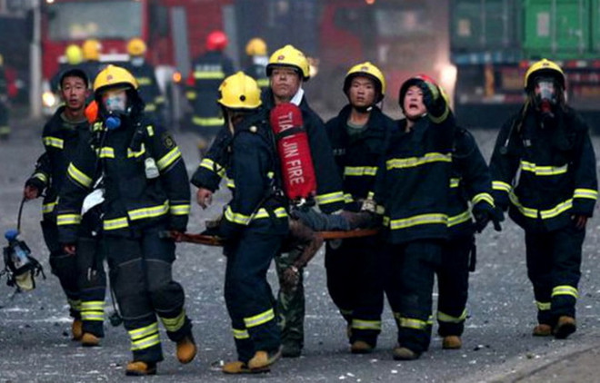 Xúc động tin nhắn của lính cứu hỏa trong vụ nổ Thiên Tân ảnh 1