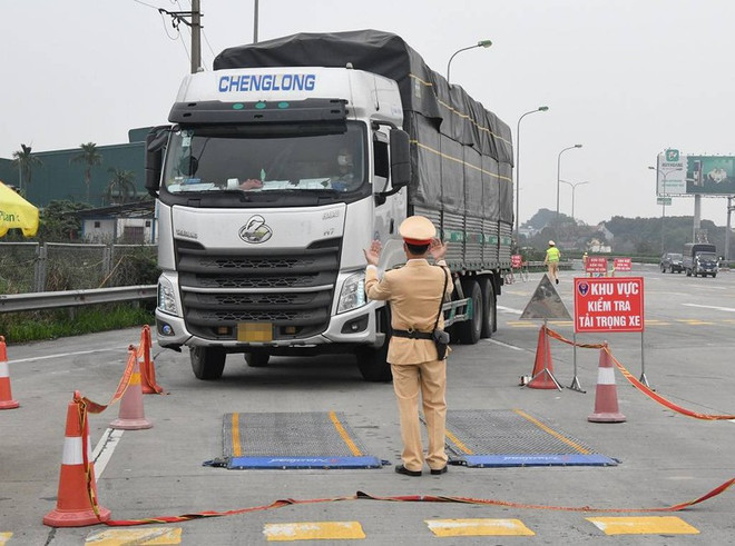 Chở quá tải hàng để bù tiền xăng, lái xe bị phạt 11 triệu đồng ảnh 1