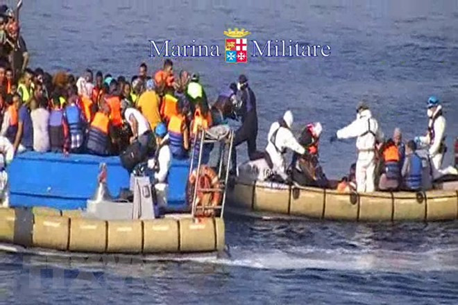 Hải quân Italy và Libya tăng hợp tác và chống nhập cư trái phép ảnh 1