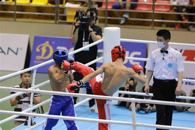 SEA Games 31: Kickboxing Việt Nam thắng tuyệt đối trong trận tứ kết ảnh 1