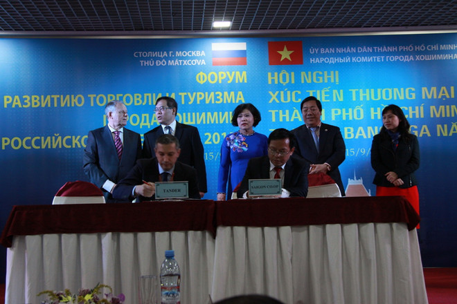 Doanh nghiệp Việt-Nga ký kết hàng chục hợp đồng kinh doanh ảnh 1