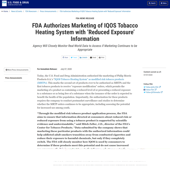 FDA nỗ lực kiểm soát thuốc lá để bảo vệ sức khỏe cộng đồng ảnh 2