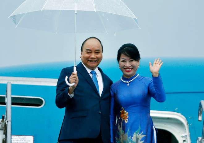 Hình ảnh Thủ tướng Nguyễn Xuân Phúc đến sân bay Nhật Bản ảnh 3