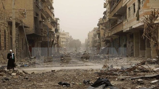 Nga bị cáo buộc không kích khiến hàng chục người Syria thiệt mạng ảnh 1