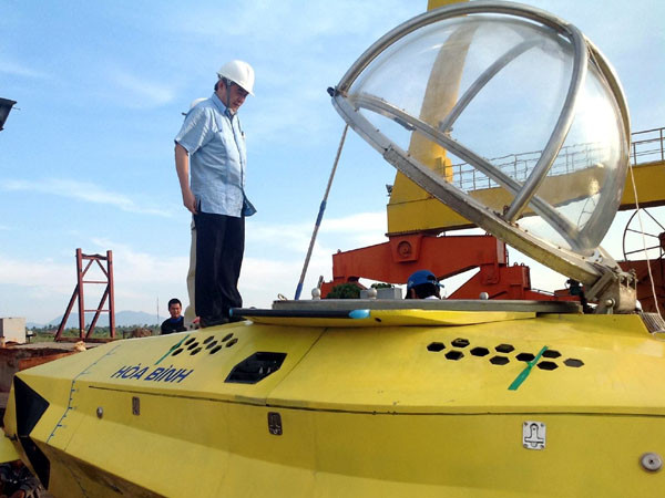 Việt Nam thử thành công tàu lặn biển tự chế tạo ở Cam Ranh ảnh 1