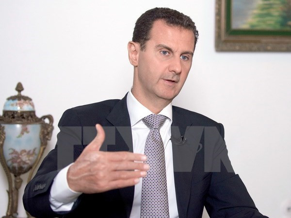 Tổng thống Syria Bashar al-Assad. (Nguồn: EPA/TTXVN) Tổng thống Assad sẵn sàng tôn trọng thỏa thuận ngừng bắn ở Syria ảnh 1