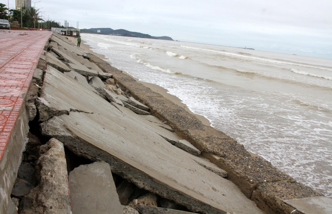 Nghệ An phản hồi thông tin Dự án kè biển hơn 40 tỷ đồng bị vỡ sau bão ảnh 1