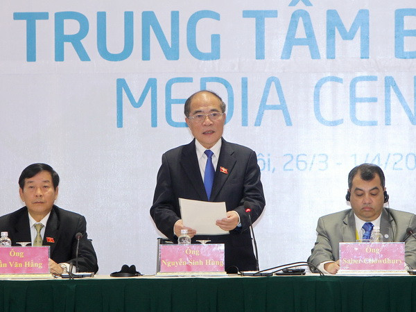 Họp báo quốc tế giới thiệu về chương trình, nội dung của IPU-132 ảnh 1