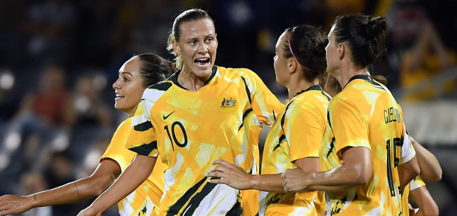 Tuyển nữ Australia đang dẫn đầu bảng B. (Nguồn: AFC) Tuyển nữ Trung Quốc và Australia vào vòng play-off tranh vé dự Olympic ảnh 2