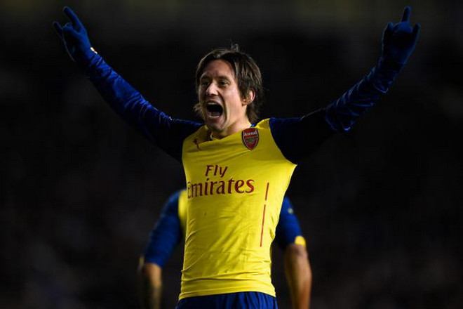 Cận cảnh siêu phẩm của Rosicky đưa Arsenal vào vòng 5 FA Cup ảnh 1