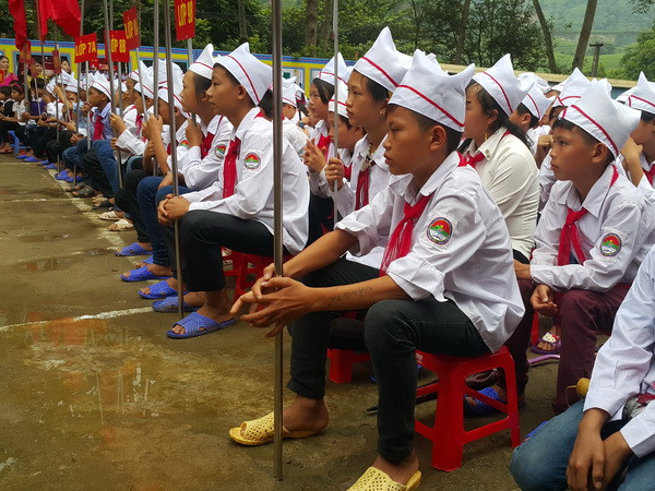 95% học sinh "rốn lũ" Lào Cai khai giảng sau muôn vàn khó khăn ảnh 1
