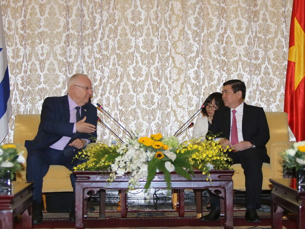 Tổng thống Israel thăm và làm việc tại Thành phố Hồ Chí Minh ảnh 1