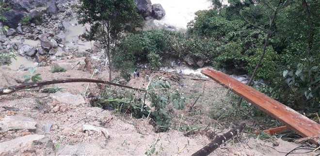 Vĩnh Phúc: Tìm thấy thi thể hai mẹ con bị lũ cuốn trôi ảnh 1