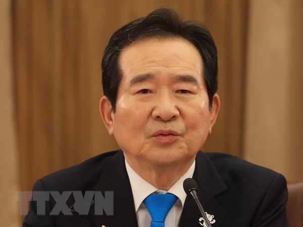 Chủ tịch Quốc hội Hàn Quốc Chung Sye-kyun. (Ảnh: Yonhap/TTXVN) Chủ tịch Quốc hội Hàn Quốc bác bỏ tin đồn dính líu đến tham nhũng ảnh 1