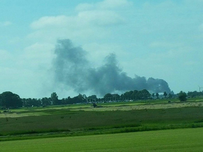 Chiến đấu cơ của Thụy Sĩ ​bị rơi khi trình diễn tại Hà Lan ảnh 1