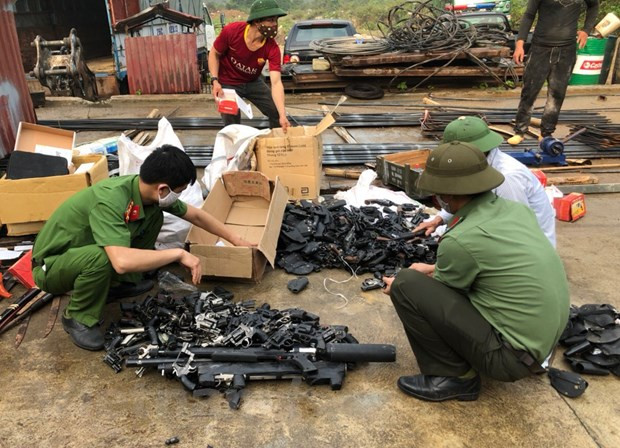 Ảnh minh họa. (Ảnh: Sơn Ca/Vietnam+) Đắk Lắk: Thu hồi vũ khí, vật liệu nổ, đảm bảo an ninh ở biên giới ảnh 1