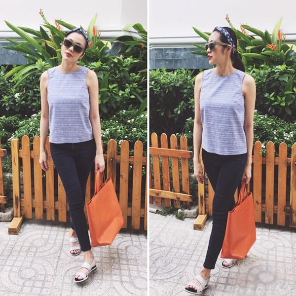 Phong cách hút hồn sau khi sinh của "ngọc nữ" Tăng Thanh Hà ảnh 1