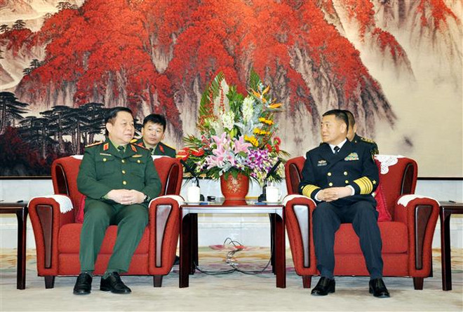 Đoàn cán bộ chính trị cấp cao QĐND Việt Nam thăm Trung Quốc ảnh 1