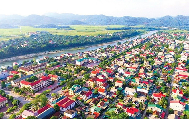 Một góc thị trấn Phố Châu, huyện Hương Sơn. (Nguồn ảnh: BHT) Vùng đất nhân kiệt địa linh 550 năm ‘tụ nghĩa’ giữa rừng vàng ảnh 5
