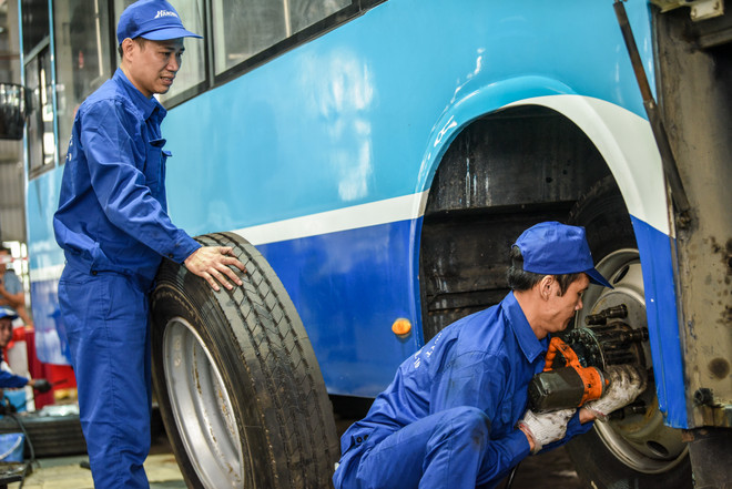 Hình ảnh xe buýt Hà Nội có sự chuyển biến về chất lượng, dịch vụ ảnh 1