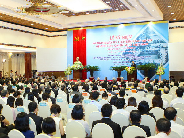 Phát biểu của Chủ tịch nước tại Lễ kỷ niệm ngày ký Hiệp định Geneva ảnh 1