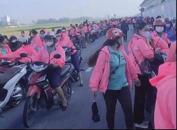 Công nhân vẫn ngừng việc sau khi Công ty VietGlory trả lời kiến nghị ảnh 1