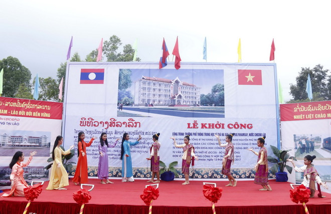 Khởi công trường học ở Lào - quà tặng của Tổng Bí thư Nguyễn Phú Trọng ảnh 4