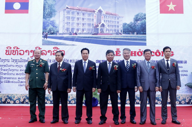 Khởi công trường học ở Lào - quà tặng của Tổng Bí thư Nguyễn Phú Trọng ảnh 3