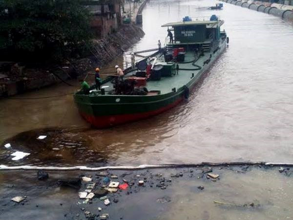 99% lượng dầu tràn từ nhà máy nhiệt điện Uông Bí đã được xử lý ảnh 1