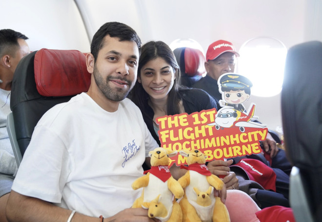 Vận tải hành khách quốc tế tiếp tục là điểm sáng, đem lại doanh thu cao cho Vietjet trong 3 tháng đầu năm. (Ảnh: N.Q) Tiên phong mở đường bay quốc tế, Vietjet bắt đầu có lãi trong quý 1 ảnh 2