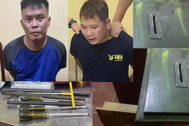 Bắt giữ hai đối tượng trộm tiền công đức tại các đền, chùa ảnh 1