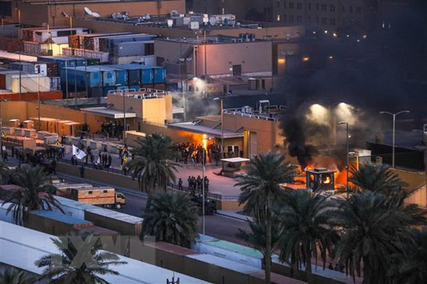 Iraq: Tấn công bằng rocket trúng khu dân cư gần Vùng Xanh ảnh 1