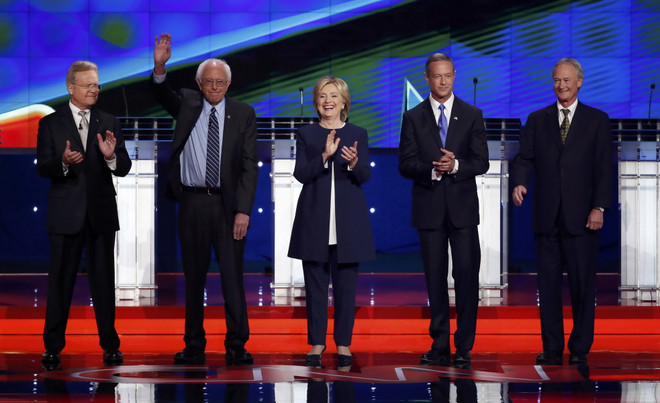 Bà Hillary Clinton giành chiến thắng trong cuộc tranh luận đầu tiên ảnh 1