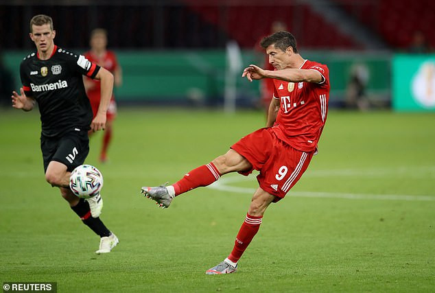 Lewandkowski chia tay giải quốc nội bằng cú đúp. Đánh bại Leverkusen, Bayern Munich vô địch Cúp Quốc gia Đức ảnh 4