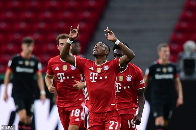 Alaba mở tỷ số cho Bayern. Đánh bại Leverkusen, Bayern Munich vô địch Cúp Quốc gia Đức ảnh 2