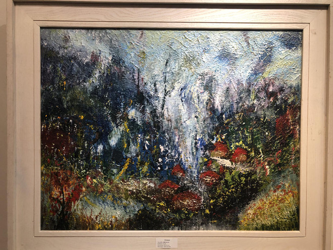 Sắc màu Quê hương Xứ Đoài mây trắng qua nét cọ của họa sỹ Cổ Đô ảnh 17