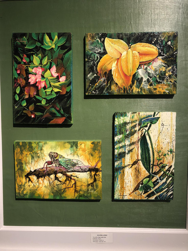 Sắc màu Quê hương Xứ Đoài mây trắng qua nét cọ của họa sỹ Cổ Đô ảnh 14