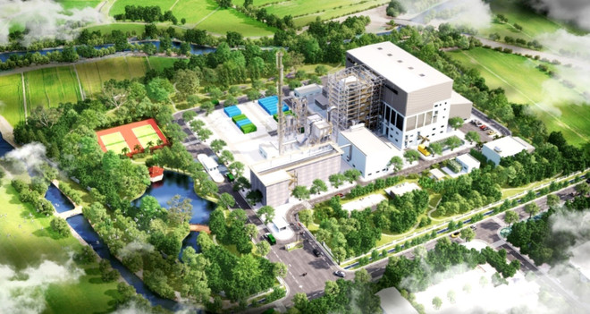 Khởi động nhà máy xử lý chất thải rắn công nghệ cao phát năng lượng ảnh 1