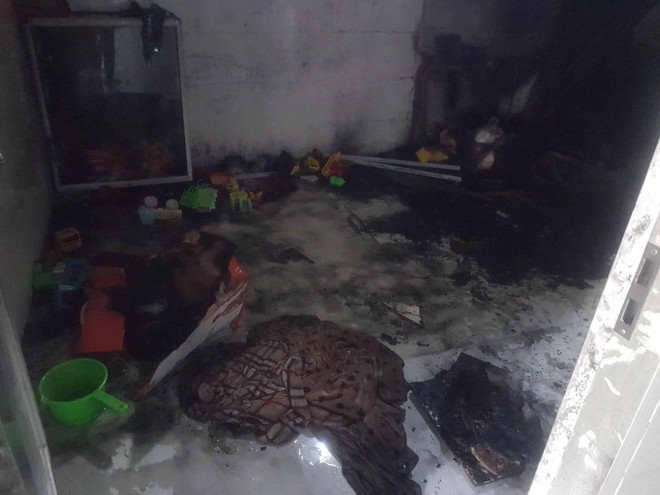 Bình Định: Nghịch bật lửa, hai cháu bé bị thiêu tử vong thương tâm ảnh 1