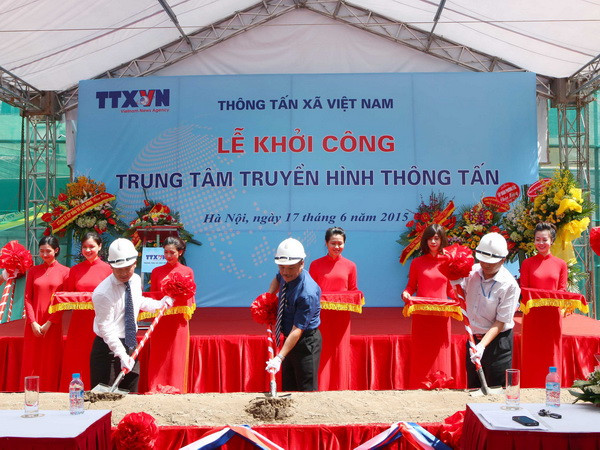Khởi công xây dựng Trung tâm Truyền hình Thông tấn tại Hà Nội ảnh 1