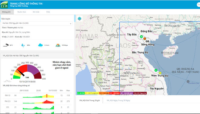 Sau gần 1 tuần duy trì 'vàng xanh', chỉ số ô nhiễm ở Hà Nội lại 'xấu' ảnh 1