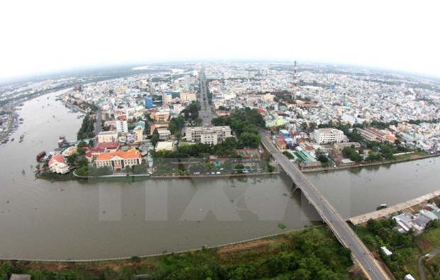 Một góc thành phố Cần Thơ. (Ảnh: Duy Khương/TTXVN) Thành phố Cần Thơ xúc tiến đầu tư với các doanh nghiệp Hàn Quốc ảnh 1