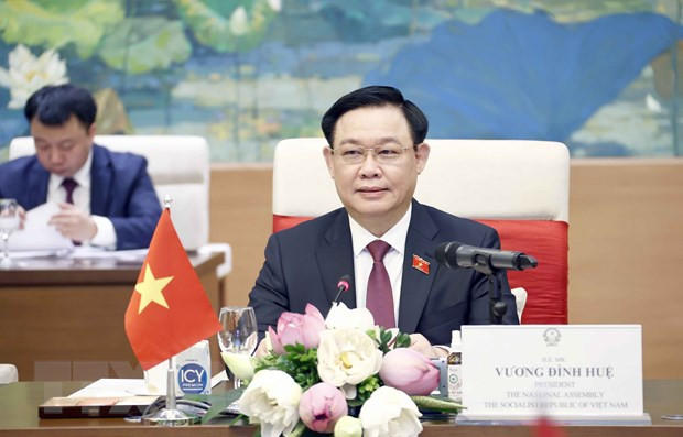 Chủ tịch Quốc hội Vương Đình Huệ. (Ảnh: Doãn Tấn/TTXVN) Việt Nam-Uruguay phát huy hiệu quả quan hệ hợp tác bền vững ảnh 2