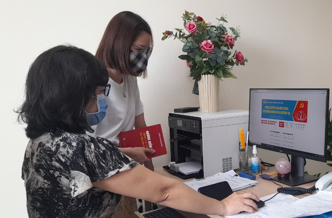 Thi trực tuyến 'Nghị quyết Đại hội Đảng và hành động của chúng ta' ảnh 1