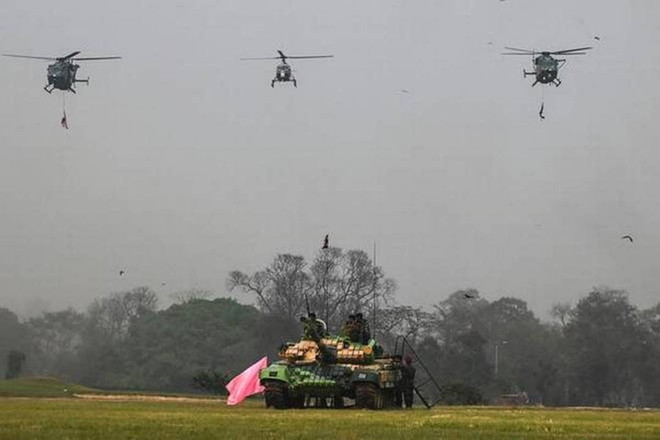 SCO kết thúc cuộc diễn tập chung chống khủng bố ảnh 1